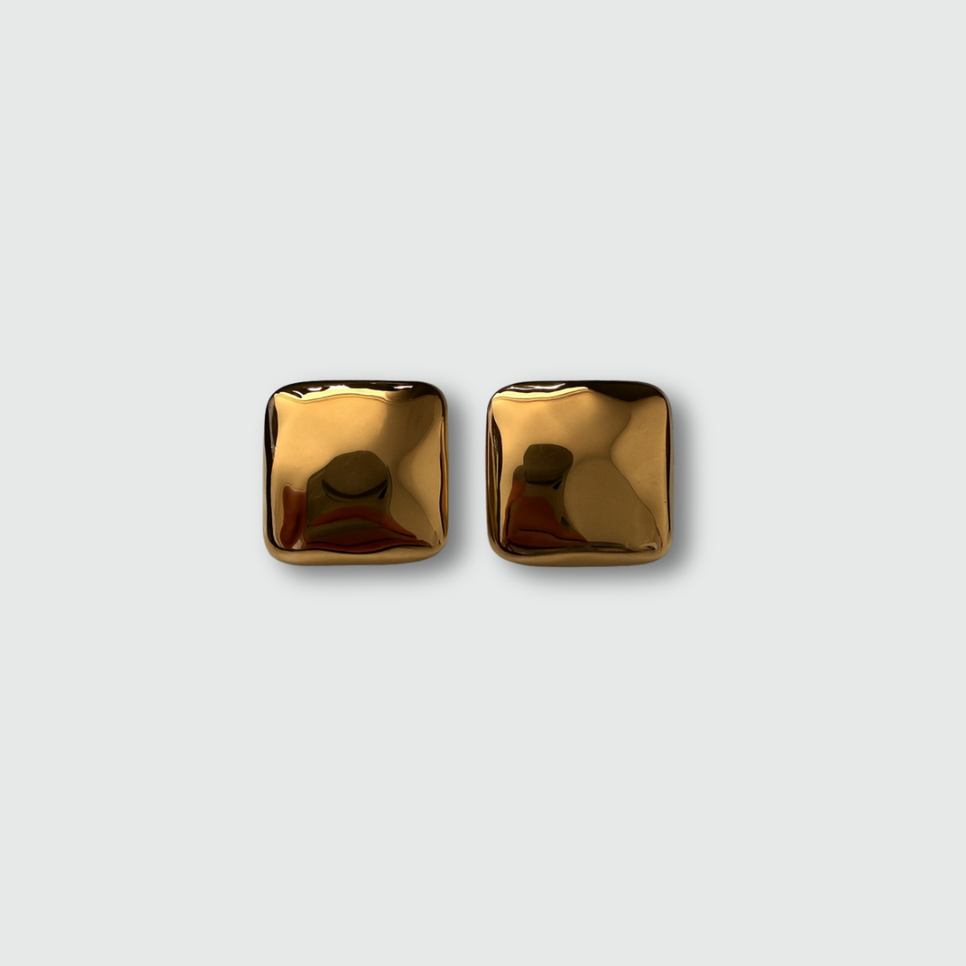 Aros Cuadrado Textura Gold