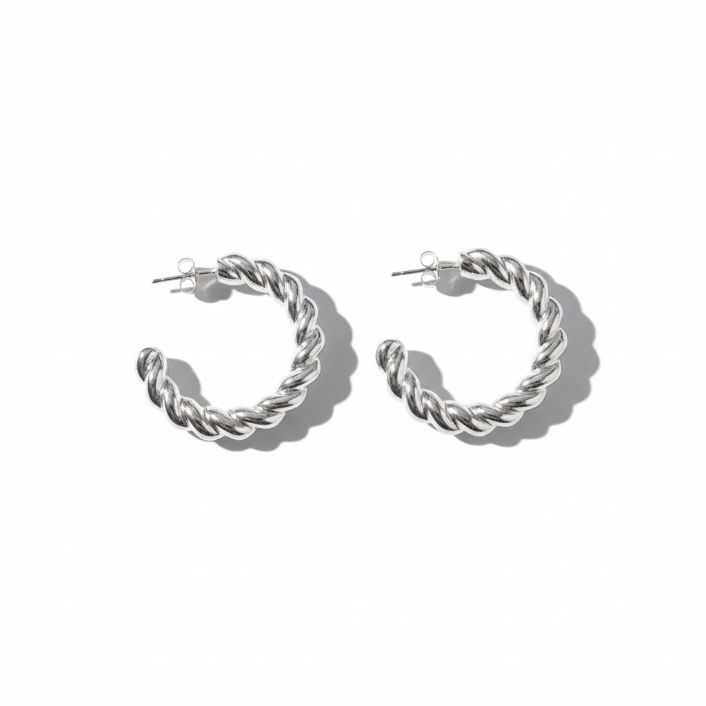 Argollas Essential Silver