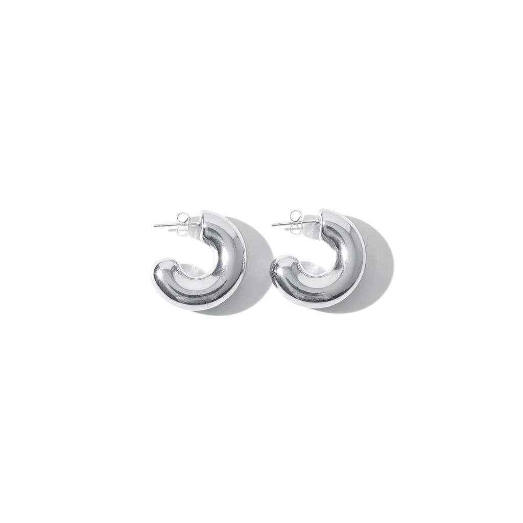 Argollas Noble Silver 20 MM